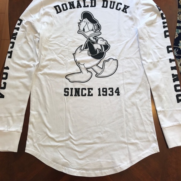 H&M Disney Donald Duck Long Sleeve T-shirts M,L,XL - Picture 4 of 8